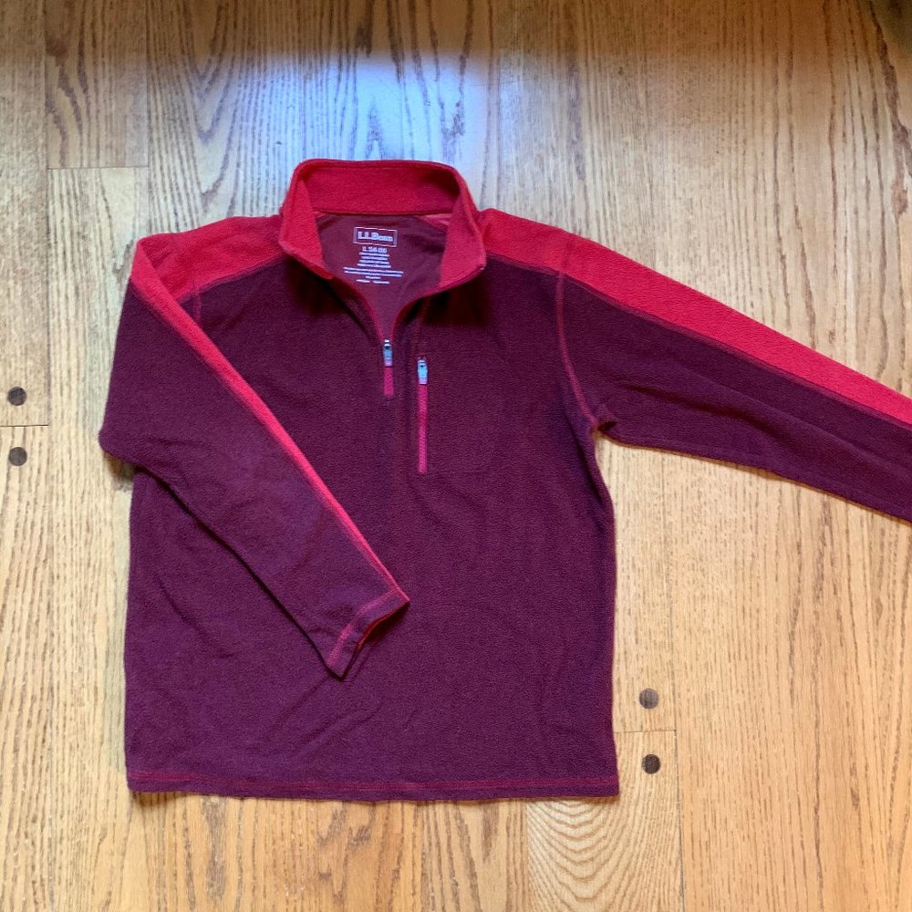 Boys LL Bean Pullover Fleece--L (14-16)